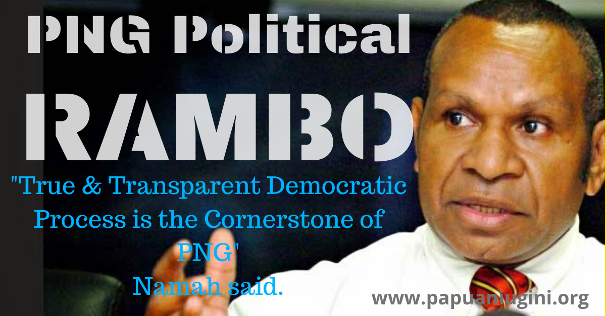 Belden Namah Called PM James Marape a Pathological Liar