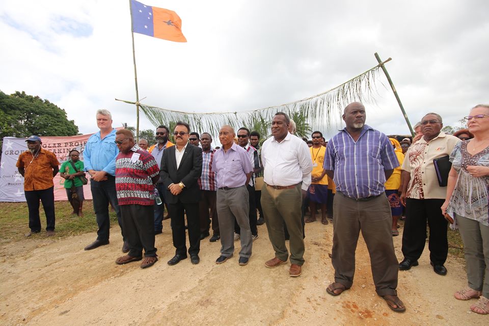 The 0.4 Megawatts Solar Power Plant Project for Namatanai Township Launched