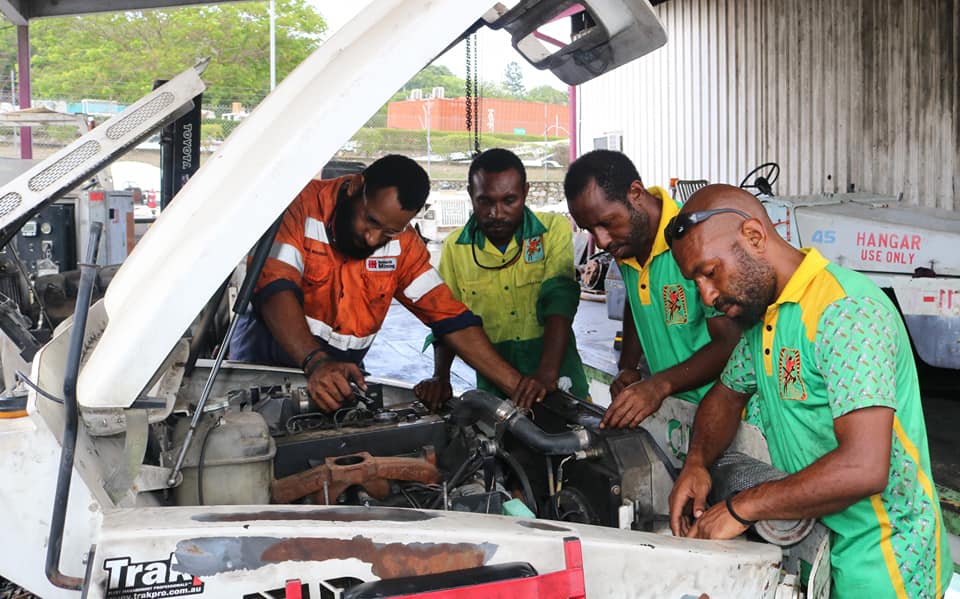 Air Niugini Provided On the Job Training Opportunity for 52 Tech Students