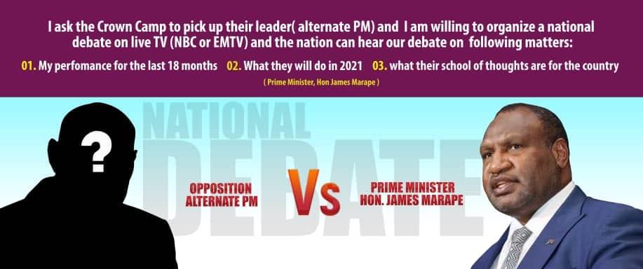 PM James Marape: Too Much Misinformation … Come to the Debate
