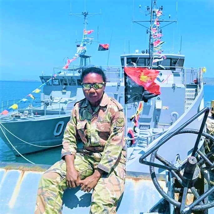 Papua New Guinea Woman in Defense Force