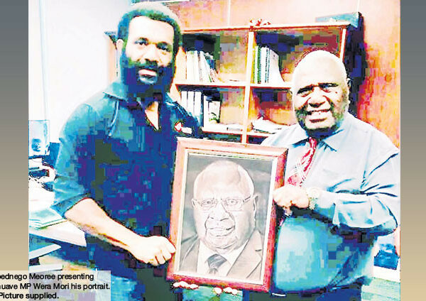 Young PNG Lawyer Abednego loves pencil drawing is Fascinating