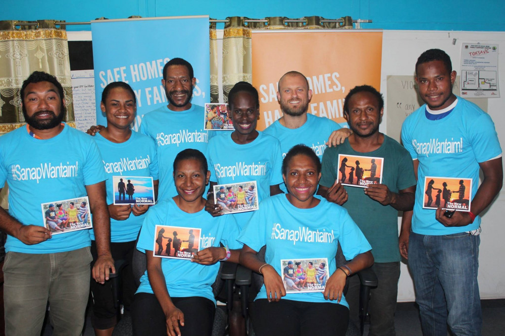 Adam and Jacqui championing positive change in PNG. Together, they built Equal Playing Field, now a successful NGO that aims to prevent violence against women by promoting gender equality through sport and education.