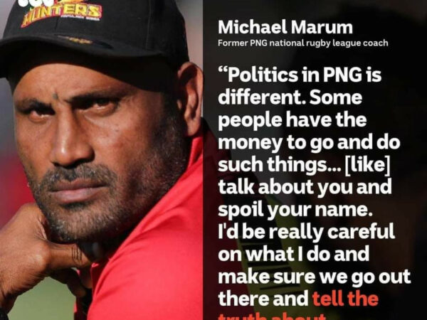 Former PNG NRL Coach, Michael Marum Steps into Papua New Guinea Politics in 2022.