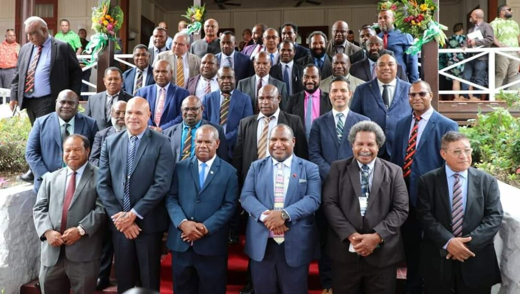 The Prime Minister of Papua New Guinea Hon. James Marape announced his Cabinet line-up today, and they swearing-in at the government house in Port Moresby, PNG. https://papuaniugini.org/the-prime-minister-of-papua-new-guinea-hon-james-marape-announced-his-cabinet-line-up-today-and-they-swearing-in-at-the-government-house-in-port-moresby-papua-new-guinea/