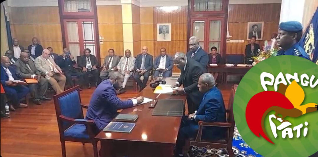 The Prime Minister of Papua New Guinea Hon. James Marape announced his Cabinet line-up today, and they swearing-in at the government house in Port Moresby, Papua New Guinea.