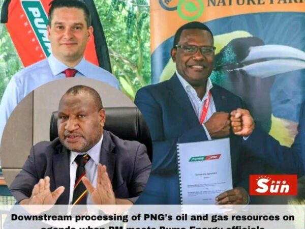 The downstream processing of oil and gas resources of Papua New Guinea is high on agenda when Prime Minister James Marape meets Puma Energy officials in Singapore.