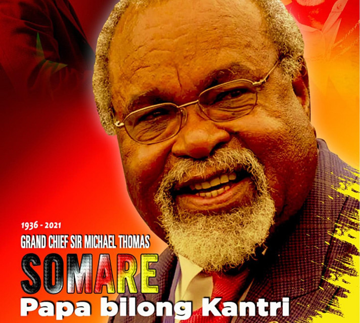 for ethical leadership, national unity, and genuine service in honor of Sir Michael Thomas Somare's legacy in Papua New Guinea, emphasizing the importance of integrity, altruism, and unity, and urging citizens to embody these virtues to shape the nation's destiny.