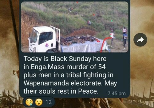 Image of A devastating massacre in Wapenamanda, Enga Province of Papua New Guinea has claimed the lives of over 50 men in a heavy gunfire exchange, leaving the community in shock and mourning. High Powered Weapon Used In The Tribal Conflict In The Highlands Region Of Papua New Guinea