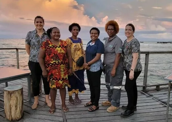 Australian High Commission’s representative Penny Morton met with the PNGAAA Manus Chapter executives - Papua New Guinea Australia Partnership