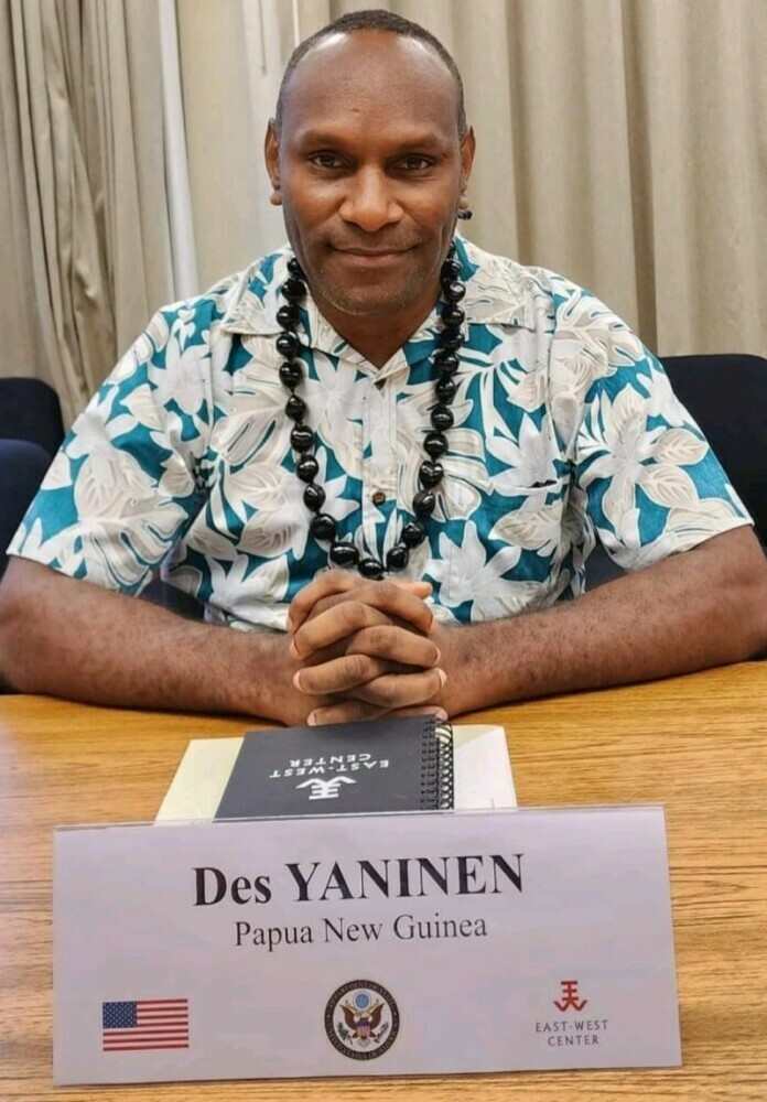 Image of Des Yaninen, an advocate for economic empowerment in Papua New Guinea, embarks on a US fellowship to gain insights and forge partnerships for SME growth, aiming to unlock opportunities and drive prosperity back home.