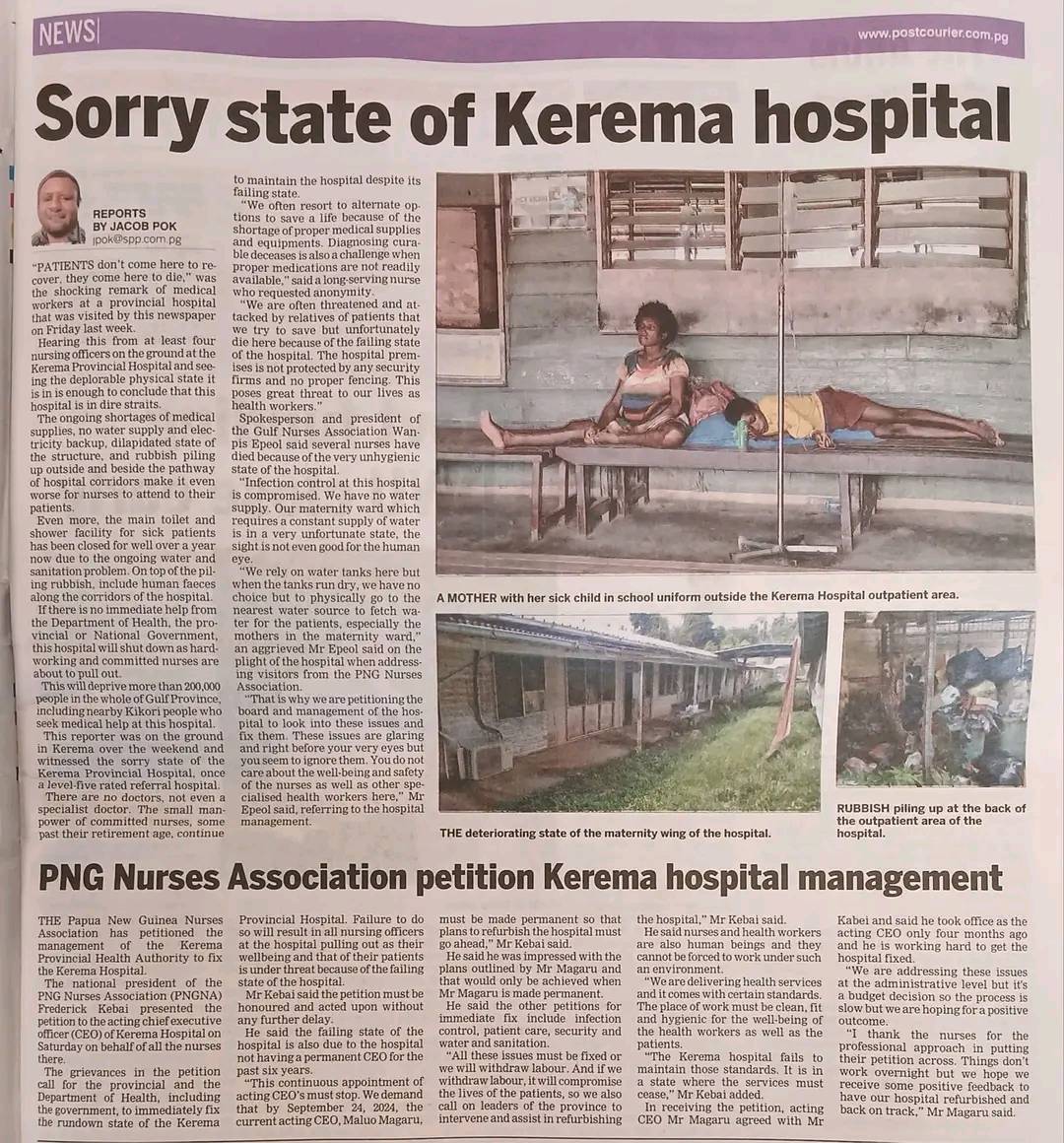 Healthcare Costs in Papua New Guinea: Analyzing the K800 Million Disparity in Level 5 Hospital Construction Allan Bird raises concerns about the K800 million cost of a new Level 5 hospital in Gerehu, comparing it to a less expensive facility in Wewak, and advocates for transparency and accountability in healthcare funding while suggesting that upgrading existing clinics in Papua New Guinea may be a more efficient use of resources.