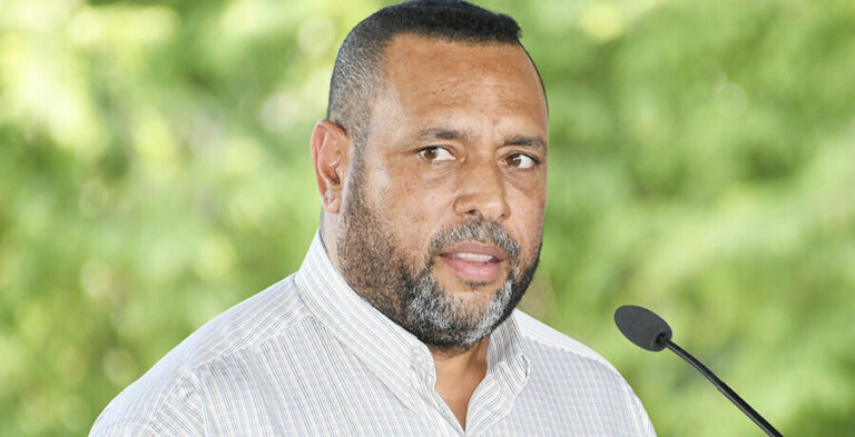 Image of Governor Allan Bird responding to PNG PM James Marape on Transparency and accountability of National funds.