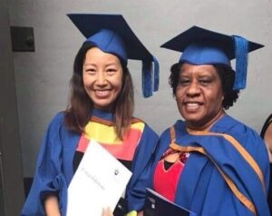 Nancy Wii on her graduation day.