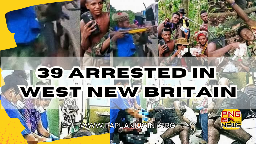 West New Britain Police Nab 39 Suspects Following Several Raids In The Talasea District