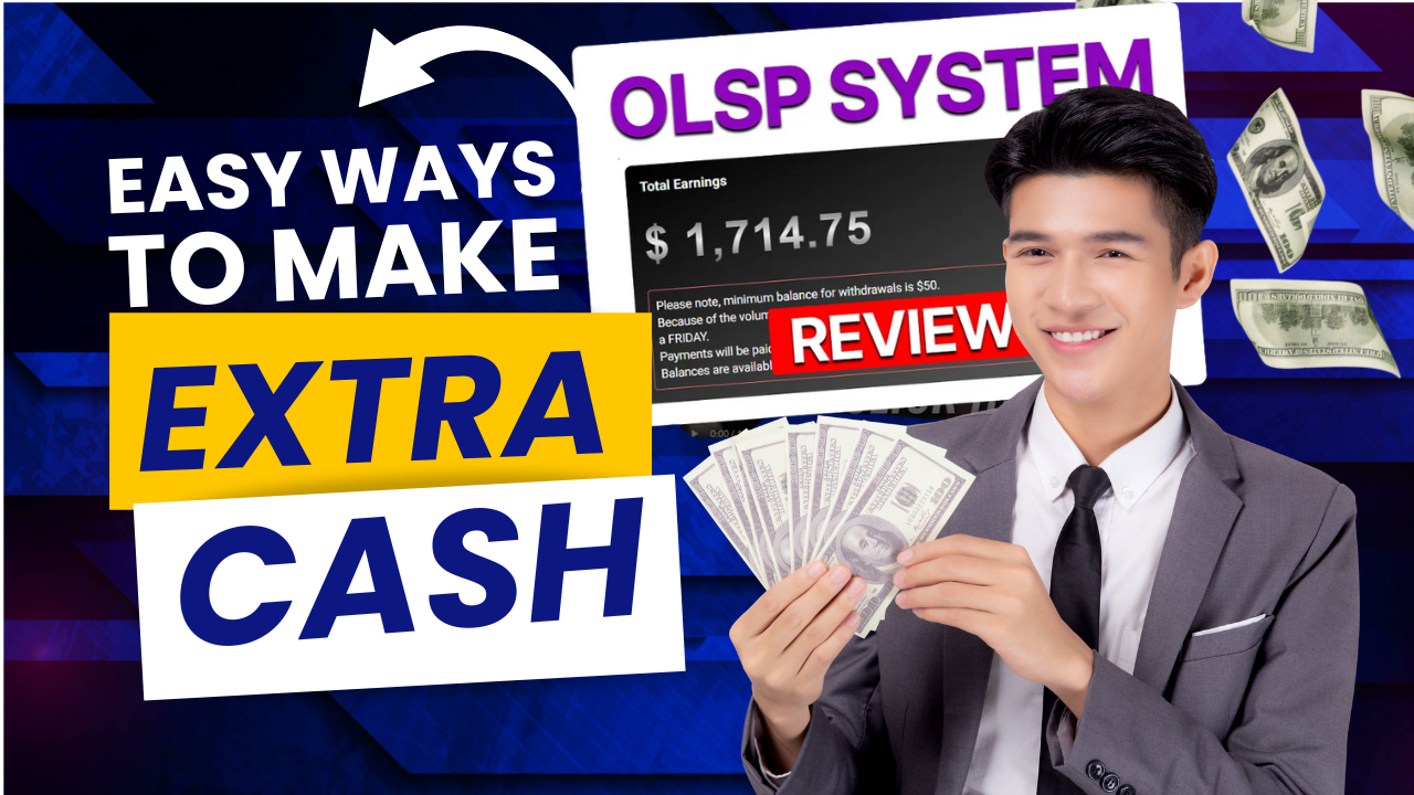 Dashboard showing OLSP affiliate marketing earnings balance and commission options, Dr Jan Jaworski Simbu contract renewal -