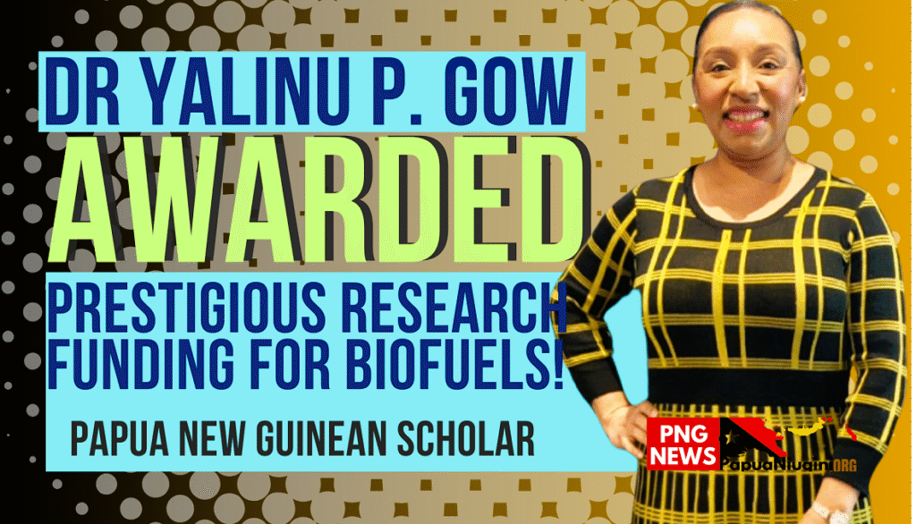 Image of Papua New Guinea Scholar Dr Yalinu Poya Gow