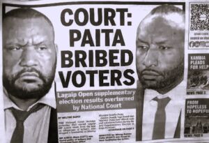 (Paita or Parliament): “PNG Parliament and public protests calling for Rembo Paita’s resignation”
