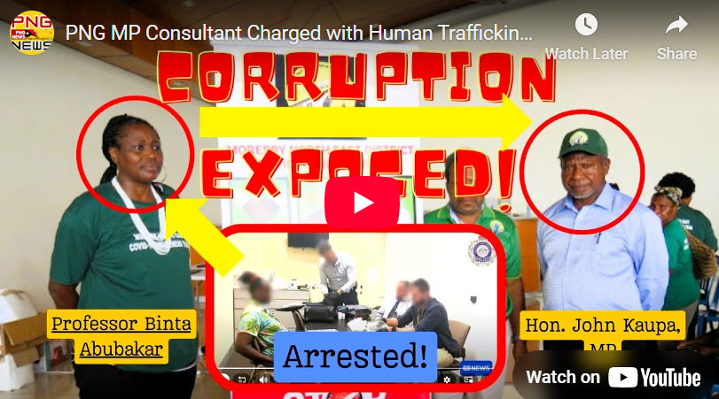 Binta Abubakar, consultant for a PNG MP, faces human trafficking charges for allegedly luring nationals to Australia with fake scholarships. Noreo Beangke